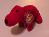 Clifford the Dog - Ty Beanie Baby (Red, 2001, Plush Toy, MWMT, Stuffed Animal, Vintage, Retired, Plushie)