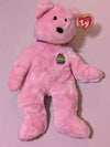 Eggs Pink Teddy Bear Ty Buddy Plush Beanie Buddies Stuffed Animal Bean Bag Toy 13