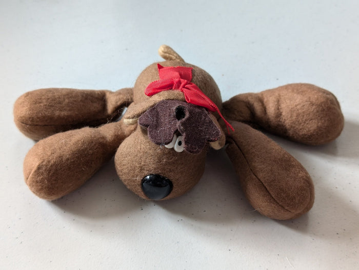 Rodney the Reindeer- Unbranded Plush Toy (Brown, 1990s, Reindeer)
