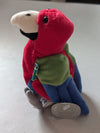 Barrot the Parrot Brazil(Coke, Coca-Cola, Cocoa Cola International, MWMT, Vintage, Retired, with Tag, VTG, Stuffed Animal, Plush, Toy, Bean Bag)