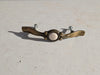 Drawer Pull BRASS & PORCELAIN antique/vintage
