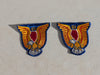 ILLINOIS CIVIL AIR PATROL PATCH US AIR FORCE C.A.P. 1960s Vintage  set of two