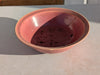 ceramic bowl red vintage Art Wells Pottery