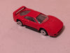 Zylmex Ferrari F40 die-cast toy car (Vehicle, SciFi/Fantasy, Collectable, Vintage, Loose, Missing Parts/pieces, Incomplete)