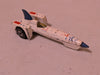 Evil Knievel Rocket Car Hot Wheels 1979  Red/White/Blue VTG Tricar X8(Vehicle, SciFi/Fantasy, Collectable, Vintage, Loose, Missing Parts/pieces, Incomplete)
