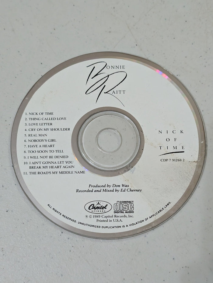 Bonnie Raitt - Nick of Time (Rock, Blues, CD, 1989)