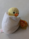 Eggbert the Chick - Ty Beanie Babies (Yellow, White, 1998, Plush Toy)