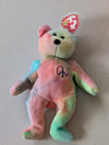 Peace - Ty Beanie Babies (Tie-Dye 1996, Plush Toy)