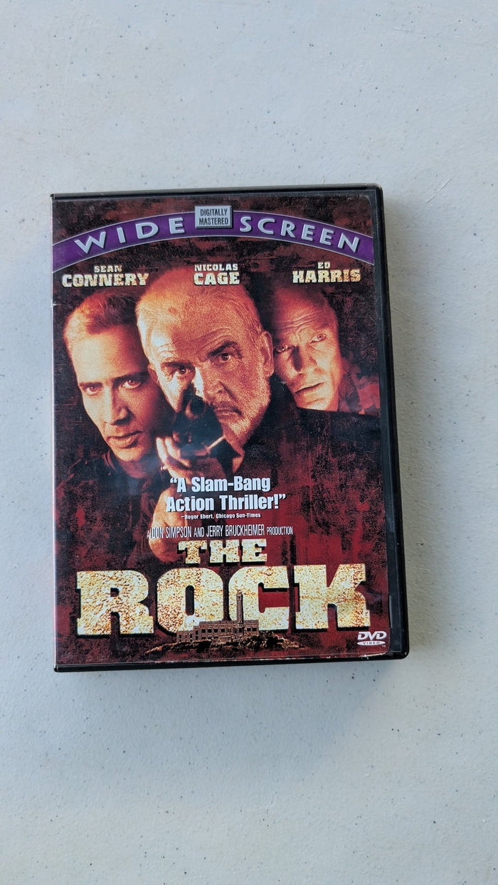 The Rock DVD - Sean Connery Nicolas Cage