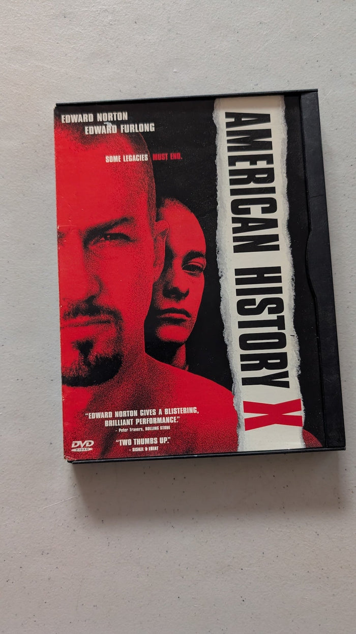 American History X (DVD, 1998, R) Edward Norton, Edward Furlong