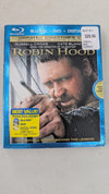 Robin Hood (Blu-ray + DVD + Digital, 2010, Unrated) Russell Crowe, Cate Blanchett, Max von Sydow
