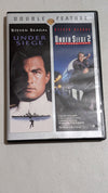 Under Siege / Under Siege 2: Dark Territory (DVD, 1992 / 1995, R / R) Steven Seagal, Tommy Lee Jones, Gary Busey / Steven Seagal, Eric Bogosian, Katherine Heigl