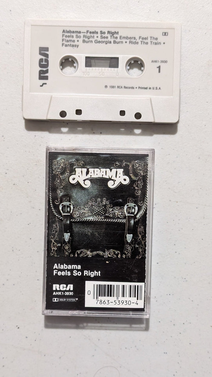 Alabama - Feels So Right (Country, Southern Rock, Cassette Tape, 1981)