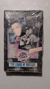 The Elvis Collection - Series Two (Sealed Box) from The River Group - 1992 Collectibles (Cardboard, Plastic Wrap Trading Cards, 1990s Nostalgia, Pop Culture, Black, Pink, Blue, Collectable, Vintage, Original)