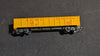 Union Pacific MOW Gondola Gondola likely from Athearn - 1970s HO Scale Model Train (Plastic, Metal Gondola, Yellow, Red)