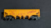 Union Pacific Covered Hopper Covered Hopper likely from Athearn - 1970s-1980s HO Scale Model Train (Plastic, Metal Covered Hopper, Not Applicable, Yellow, Red)