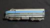 Baltimore & Ohio F-Unit Diesel Locomotive likely from Life-Like/Model Power - 1970s-1980s HO Scale Model Train (Plastic, Metal Diesel Locomotive, Not Applicable, Blue, Grey, Black)