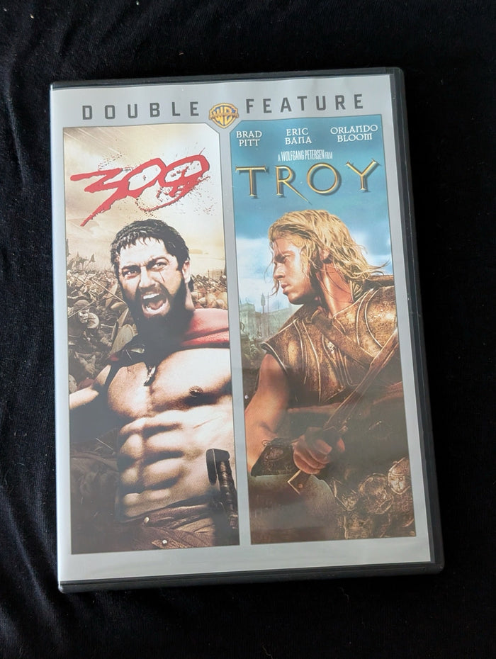 300 / Troy DVD Double Feature - Gerard Butler, Brad Pitt - Epic Action