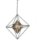 Troy Lighting Epic Pendant in Forged Iron, Size Medium