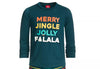 Kids Merry Jingle Pajama Top, Size 8