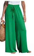 Cupshe Womens Summer Lovin Drawstring Wide-Leg Pants