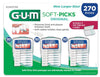 Sunstar GUM Soft-Picks Original Dental Picks for Teeth Cleaning & Gum 270ct