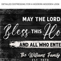 May The Lord Bless This House And All Who Enter Sign