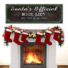 Santa's Official Nice List Sign