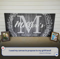 Family Name Sign -  Monogram Sign