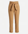 International Concepts Tapered-Leg Paperbag Pants,Size 10