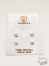 Giani Bernini 2-PC. Set Cubic Zirconia Stud Earrings in Sterling Silver