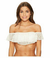 Roxy Women?s Surf Bride off the Shoulder Flutter Bikini Top