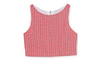 Rare Editions Girls Red Gingham Seersucker Top, Size 7