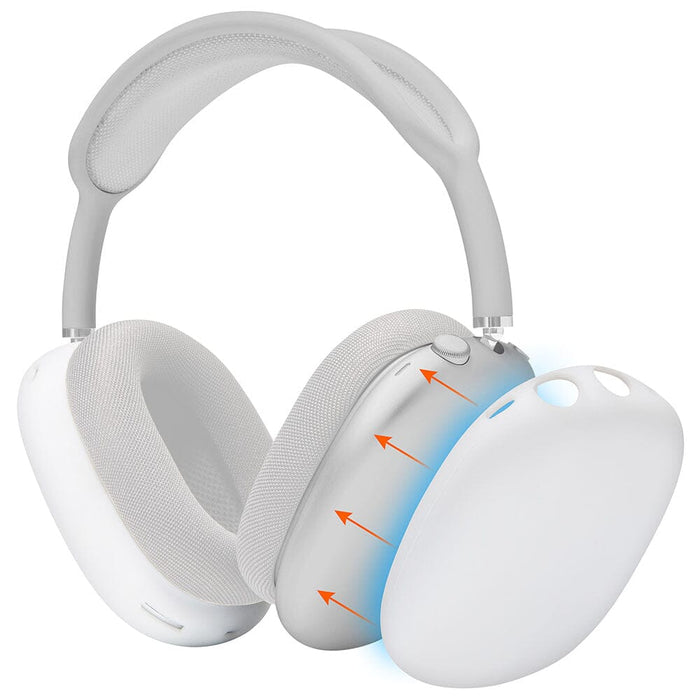 Airpods Max 1 & 2 Exterior Shell Covers - WC ShellZ Max White