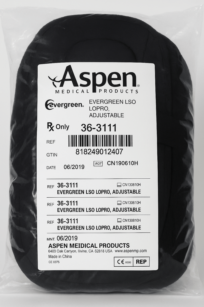 Aspen Evergreen LSO LoPro Back Brace – Adjustable | Model 36-3111