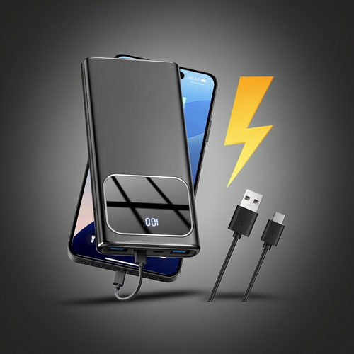 10000mAh Portable Power Bank – Fast PD USB-C Charger for iPhone & Samsung