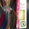Babe Hair Extension Color Swatch Ring, Real Hair Samples