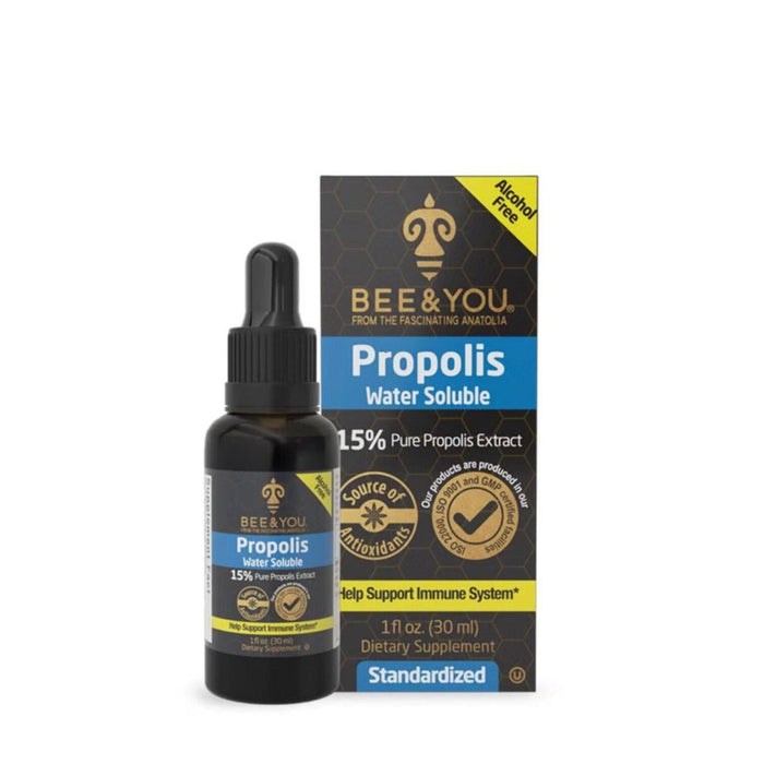 Bee & You Propolis Water-Soluble Extract, Natural Immune Support & Antioxidants