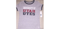 University of Utah Utes Women’s Ringer Tee, Size XL