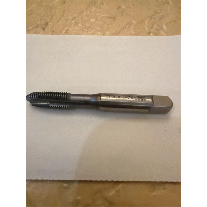 Haas 3/8-24 UNF HSS-E Spiral Flute Tap GH3 TiCN Mod Bottoming 03-0141 New No Box