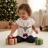 First Impressions Baby Girls Cotton Reindeer T-Shirt, Size 24Months