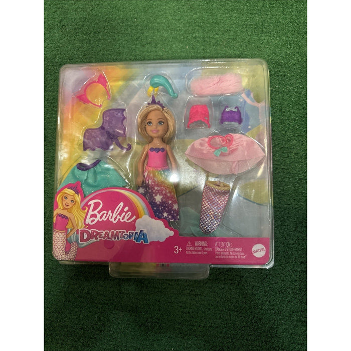 Barbie Dreamtopia Chelsea Doll Dress-Up Set (Mermaid & Princess)