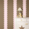 WallPops! Stripe Wall Decals in GiGi Pink Peel and Stick