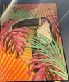 Fluo Toucan Framed Print, 48