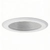 Progress Lighting 5 inch Recessed Step Baffle Trim for P851-ICAT, White Finish