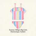 Tommy Hilfiger Big Girls 2-Pc. Diamonique Tankini, Large/12/14