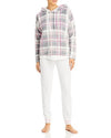Aqua Sleep Fleece Hoodie and Thermal Pants Lounge Set
