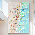 Beachfront Painting Coastal Wall Art