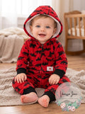 Carter's Baby Boys Hooded Fleece Jumpsuit