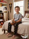 MLB Infant/Toddler Boys Pittsburgh Pirates Printed Pant, Black, L/4T